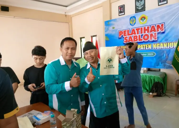 Upayakan Kemandirian Generasi Muda, LDII Nganjuk Gelar Pelatihan Sablon