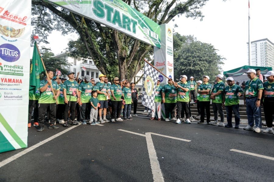 LDII Jabar Ajak Ribuan Warga Hidup Sehat Ramah Lingkungan Lewat Fun Walk 2025