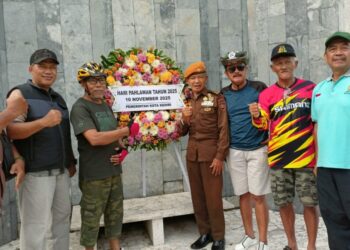 Peringati Hari Pahlawan, Ponpes Wali Barokah Gelar Gowes Bersama LVRI