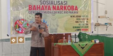 Lindungi Generasi Muda, LDII dan Polsek Rio Pakava Sosialisasikan Bahaya Narkoba