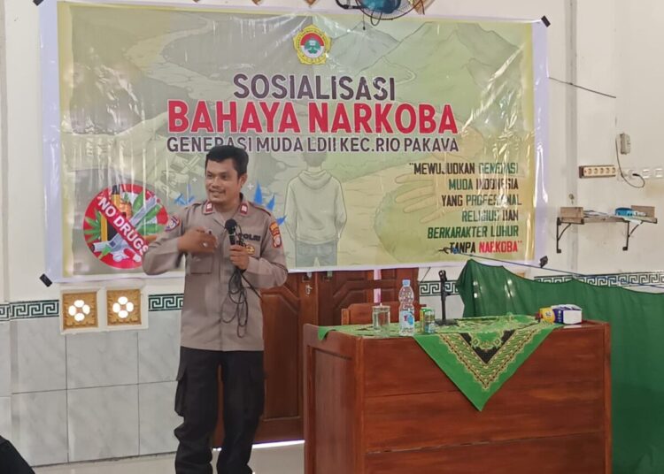 Lindungi Generasi Muda, LDII dan Polsek Rio Pakava Sosialisasikan Bahaya Narkoba