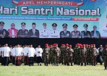 Santri Ponpes Baitul Ulum Al-Islami LDII Ikuti Apel Peringatan HSN 2025