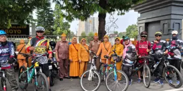 Rayakan Hari Pahlawan, LDII dan Ponpes Wali Barokah Kediri Gelar “Gowes Bahagia Bersama”
