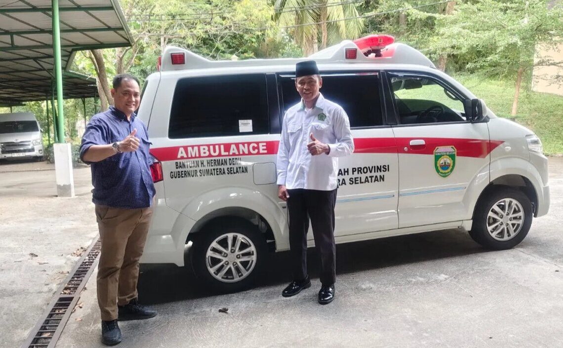 LDII Sumsel Terima Bantuan Mobil Ambulance dari Gubernur Herman Deru