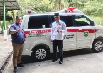 LDII Sumsel Terima Bantuan Mobil Ambulance dari Gubernur Herman Deru
