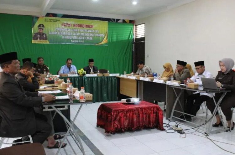 Dukung Keharmonisan Masyarakat, LDII Ikuti Rakor Pakem Kejari Aceh Tengah