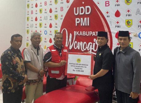 LDII Wonogiri Salurkan Dana Kemanusiaan untuk PMI