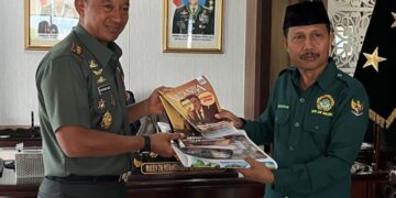 Pangdam XV/Pattimura Paparkan Komcad Saat Kunjungan LDII Maluku