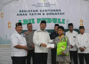 LDII Ngawen dan Muspika Santuni Anak Yatim dan Dhuafa