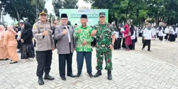 Dukung Penguatan Moderasi Beragama, LDII Lampung Selatan Hadiri Upacara HAB ke-80 Kemenag