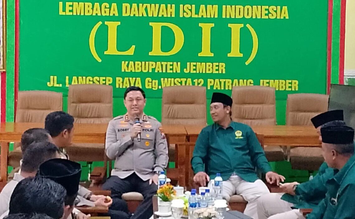 Kapolres Kunjungi LDII Kabupaten Jember Perkuat Sinergitas Kamtibmas