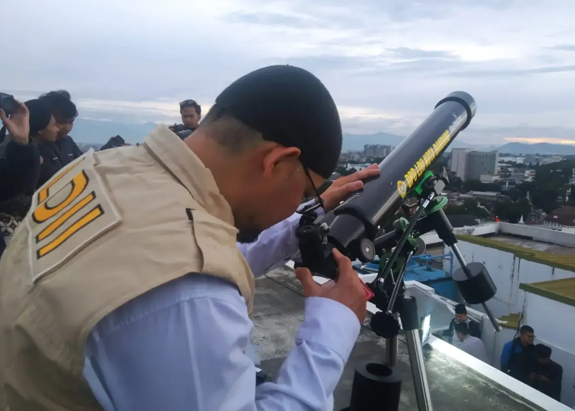 LDII Kota Bandung Ikuti Pemantauan Hilal Awal Ramadhan 1447 H