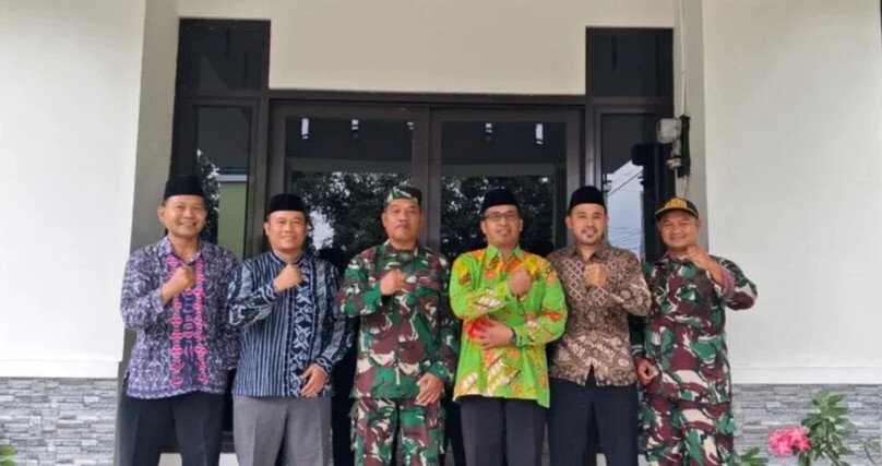 Komitmen Keharmoninsan Sosial, LDII Ampelgading Audiensi dengan Danramil