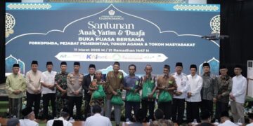Pemkab Jombang Hadiri Bukber dan Santunan Anak Yatim Dhuafa Ponpes Gadingmangu