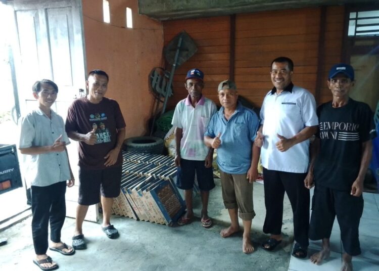 Dukung Pembangunan Balai Desa Solog, LDII Gotong Rotong Berikan Bahan Bangunan