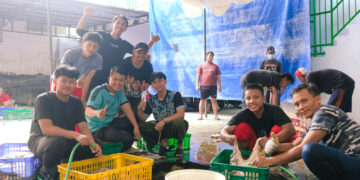 Belajar Makna Idul Adha, Santri Mahasiswa LDII Jombang Berkurban Satu Ekor Kambing