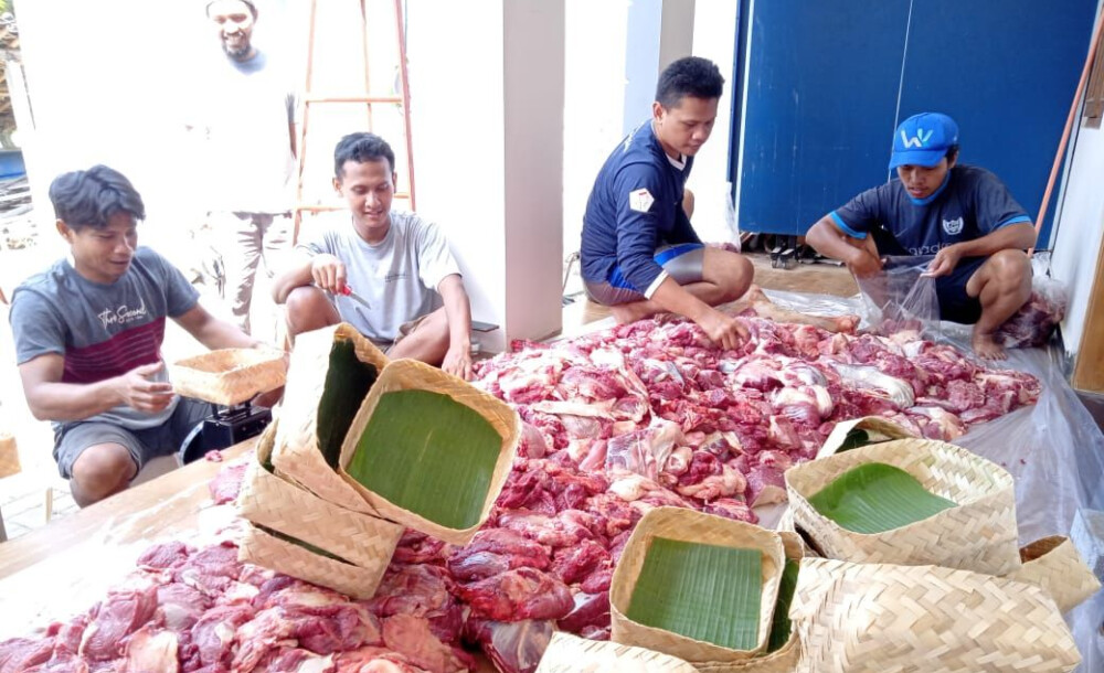 LDII DIY Distribusikan Ribuan Daging Kurban, Tekankan Kepedulian Sosial
