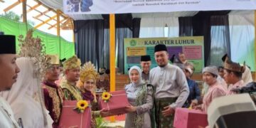 LDII Helat Nikah Massal 11 Pasang Mubaligh Mubalighot, Ini Pesan Bupati Inhu
