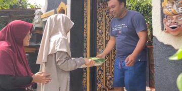 LDII Tabanan Kembali Ngejot Daging Kurban, Jaga Kerukunan Antarumat