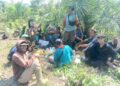 PAC LDII Pematang Kandis Gelar Gotong Royong Bersihkan Kebun Sawit