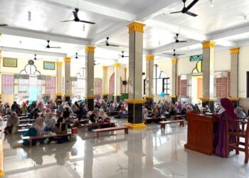 PC LDII Pelepat Ilir Gelar Pengajian Ibu-Ibu di Masjid Al Falah