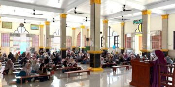 PC LDII Pelepat Ilir Gelar Pengajian Ibu-Ibu di Masjid Al Falah