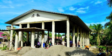 Warga LDII Pasangkayu Gotong Royong Bangun Gedung Serbaguna