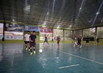 Laga Balasan Futsal Kembali Digelar, PC LDII Singkut Jadi Tuan Rumah