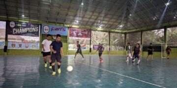 Laga Balasan Futsal Kembali Digelar, PC LDII Singkut Jadi Tuan Rumah