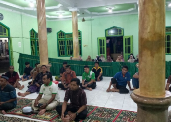 Warga LDII Kuala Tungkal Ikuti Pengajian Daring di Masjid Hidayatul Ula