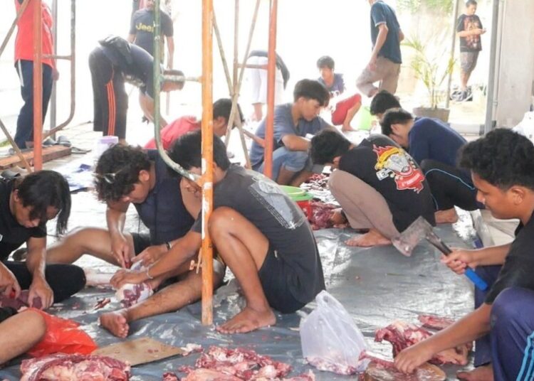 PPM Achmad Basyarie Salurkan Hewan Kurban Hasil Tabungan Mahasiswa