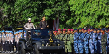 LDII Sulsel Hadiri Upacara Hari Bhayangkara ke-80, Perkuat Sinergi Jaga Kamtibmas