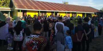 Warga LDII Bumiwonorejo Ikuti Jalan Santai 1 Muharram di Nabire