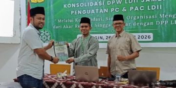 LDII Kabupaten Sarolangun Serahkan Laporan Semester I pada DPW LDII Jambi