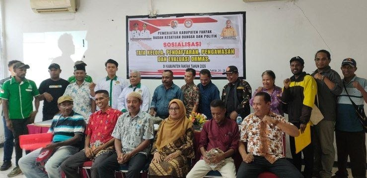 LDII Fakfak Ikuti Sosialisasi Tata Kelola Ormas di Kesbangpol