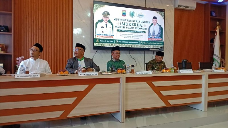 LDII Lampung Selatan Hadiri Mukerda MUI, Perkuat Sinergi Keumatan