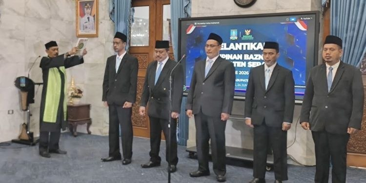Pelantikan Pimpinan BAZNAS Kabupaten Serang, LDII Hadiri Tasyakuran dan Doa Bersama