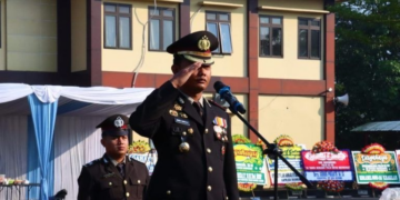 Wakapolres Serang Pimpin Upacara Peringatan HUT Bhayangkara Ke 80 TH, Senkom Mitra Polri Hadir Berikan Apresiasi