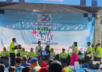 HUT ke-26 Radar Banten, LDII Banten Partisipasi Ikuti Jalan Santai