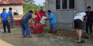 Gotong Royong Warga LDII Muaro Jambi, Wujudkan Lingkungan Asri