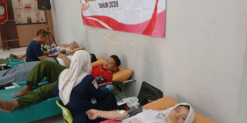 PMI Pedan Gelar Donor Darah, Libatkan Relawan dari TNI, SENKOM, LDII hingga Pelajar