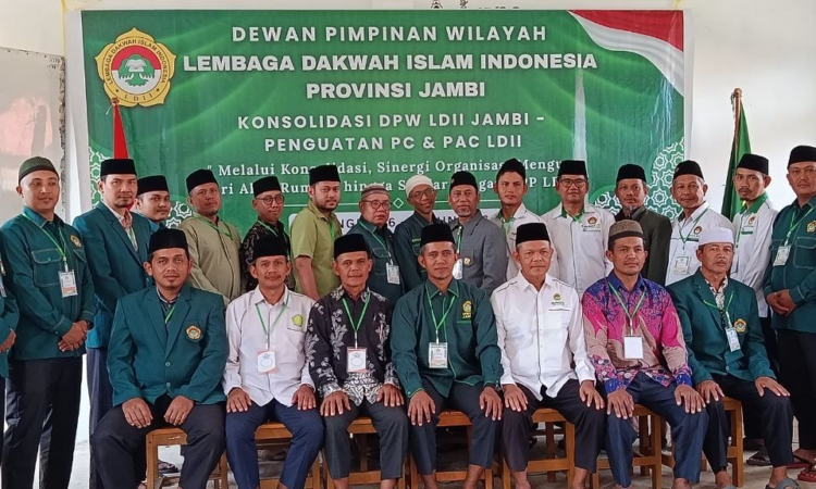 LDII Tanjab Barat Ikuti Rakor DPW LDII Jambi di Merangin
