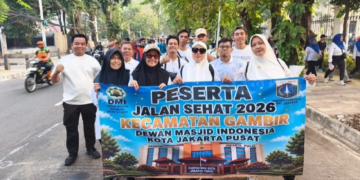 Warga LDII Petojo Utara Ikuti Jalan Sehat Milad DMI ke-54
