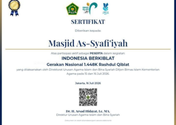 LDII Tarik Ikuti Rashdul Qiblah Kemenag RI untuk Presisi Arah Kiblat