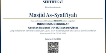 LDII Tarik Ikuti Rashdul Qiblah Kemenag RI untuk Presisi Arah Kiblat