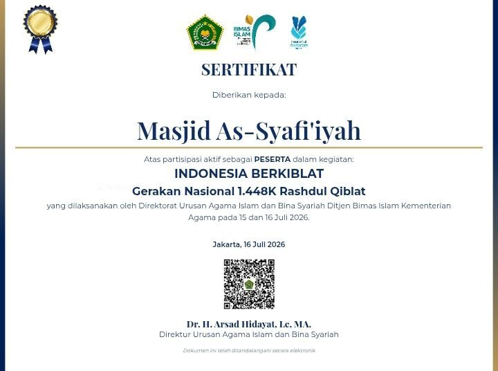 LDII Tarik Ikuti Rashdul Qiblah Kemenag RI untuk Presisi Arah Kiblat