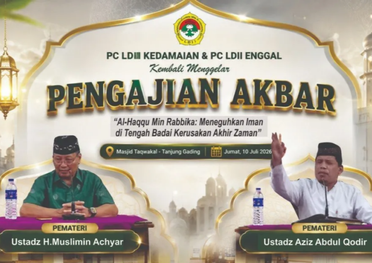 Pengajian Akbar LDII Kedamaian dan Enggal, Teguhkan Iman di Tengah Tantangan Zaman