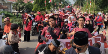LDII Mekarsari Makmur Meriahkan Pawai Peringatan Kemerdekaan