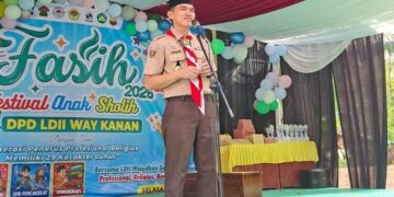 Bina Generasi Muda, Kakwarcab Way Kanan Buka Festival Anak Sholih