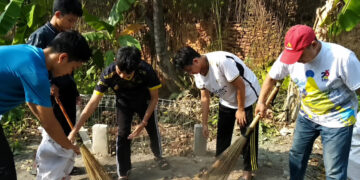 Sambut HUT ke-81 RI, LDII Gunung Putri Gelar Bakti Sosial Bersihkan Lingkungan